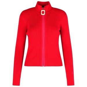 J. W. Anderson Crimson Red Cotton Blend Turtleneck Sweater - NWT